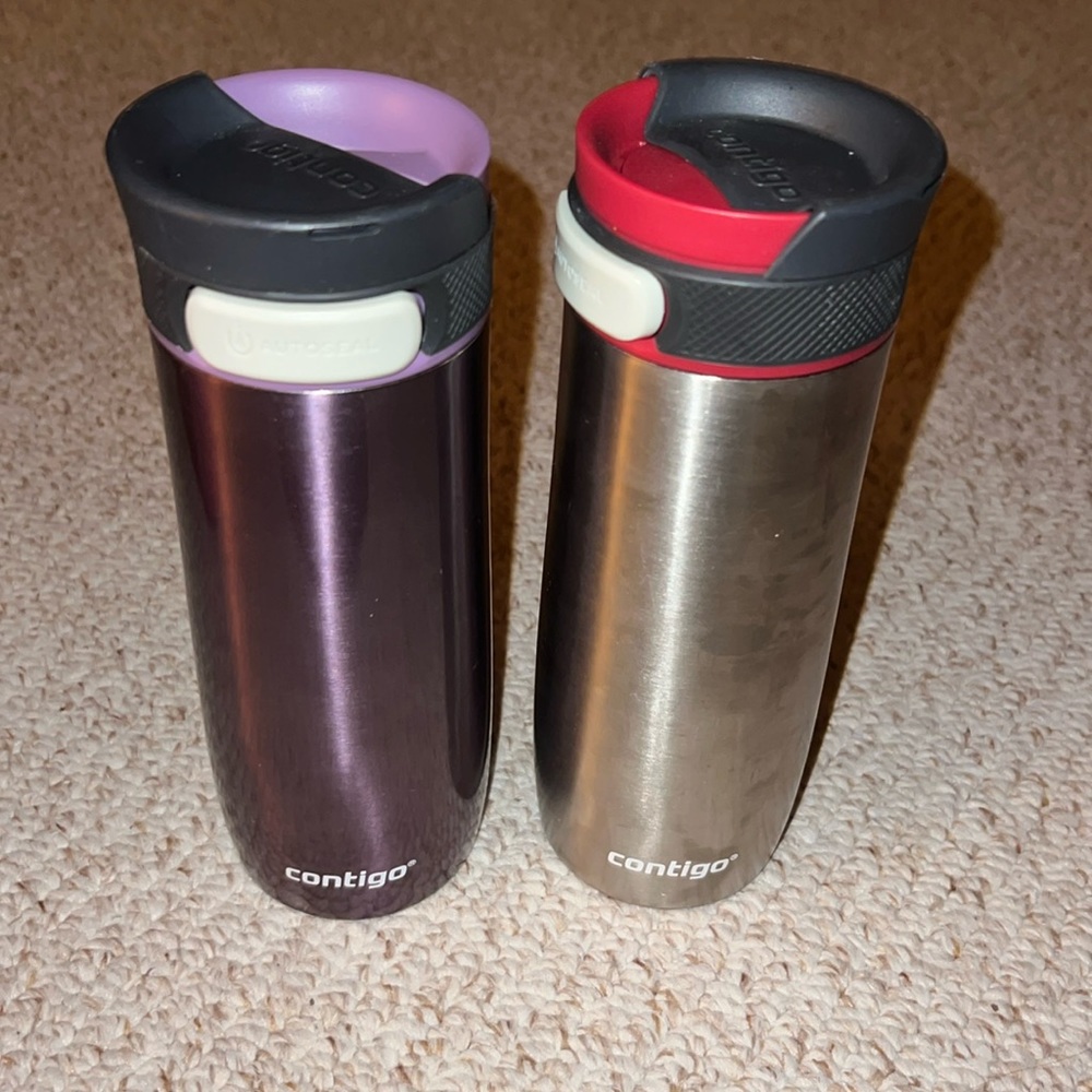 2 Thermal Contigo Water bottles